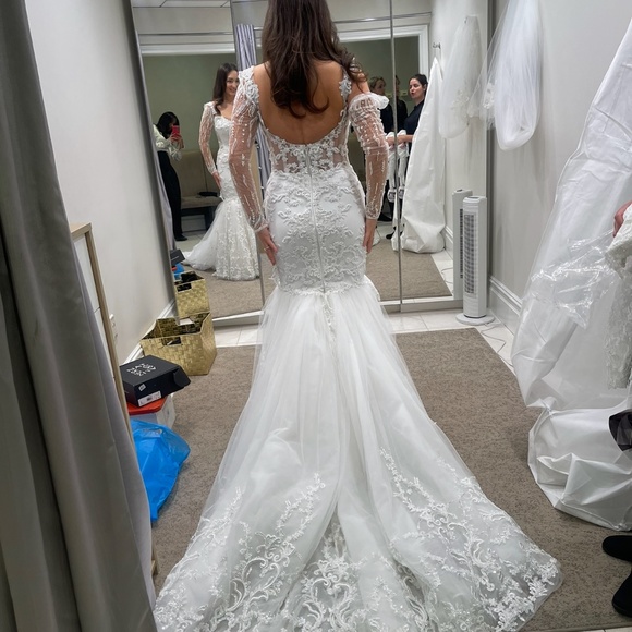 Pnina Tornai Pre-owned Mermaid Wedding dress - Picture 6 of 8